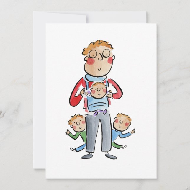 Pappa Inbjudningar (Framsida)