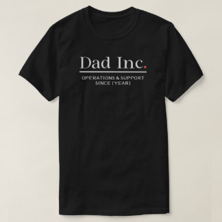 Pappa Inc. Operations Support Anpassad Års Herr T Shirt
