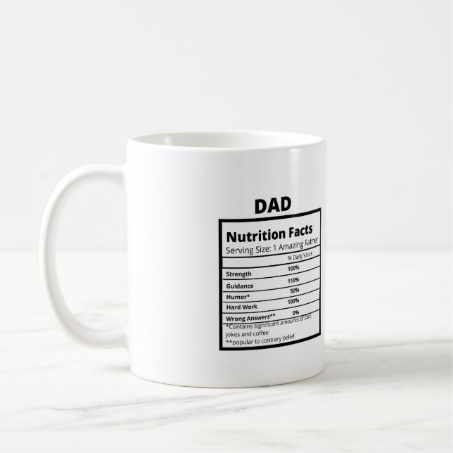 Pappa Ingredient Mugg (Vänster)