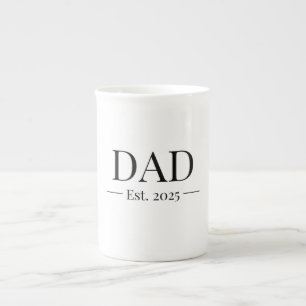 Pappa, inrättad 2025 benporslin mugg