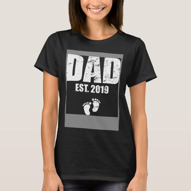 Pappa inrättade 2019 t shirt (Framsida)