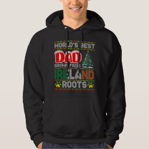 Pappa Irland julklappsidé ful jultröja Hoodie