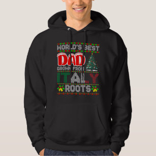 Pappa Italien Julpresentidé Ful Jultröja Hoodie