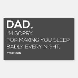 PAPPA, JAG ÄR TYVÄRR OCH ETIKETTER