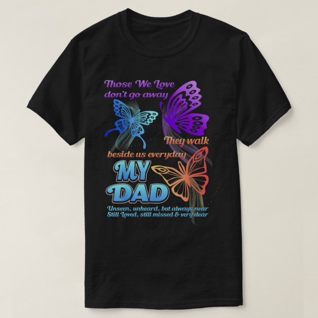 Pappa, jag har dig i mitt hjärta... jag Kärlek sak T Shirt (Design framsida)