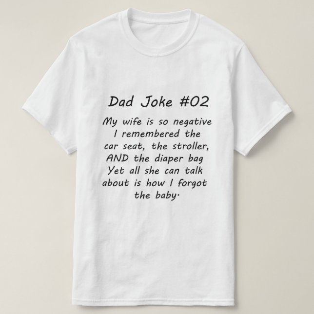 Pappa Joke #02 (A) T Shirt (Design framsida)