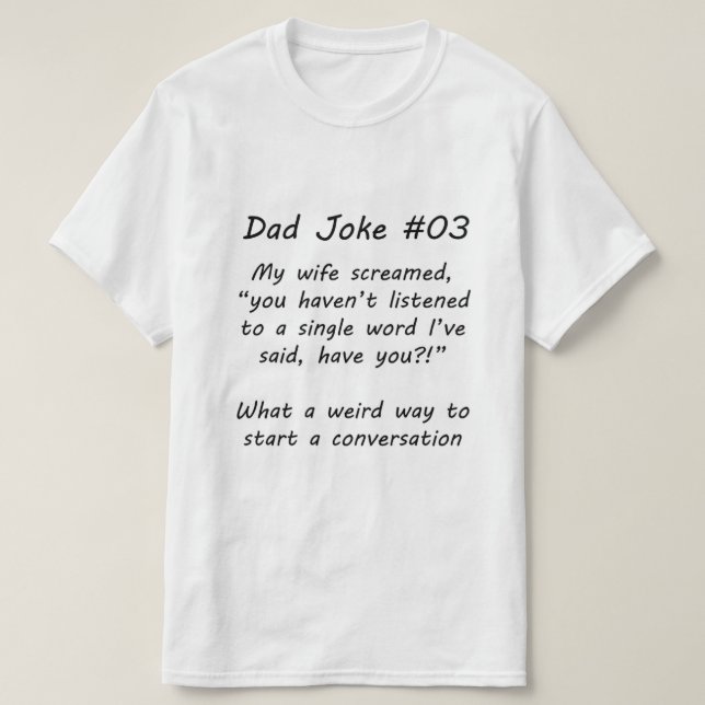 Pappa Joke #03 (A) T Shirt (Design framsida)