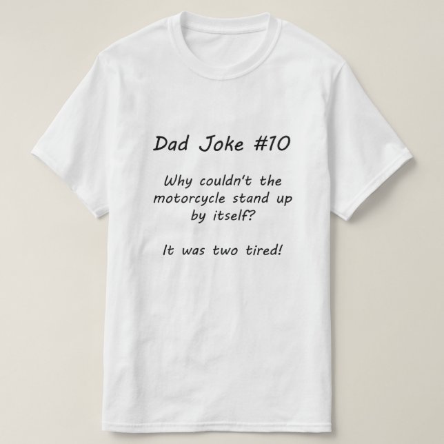 Pappa Joke #10 (A) T Shirt (Design framsida)