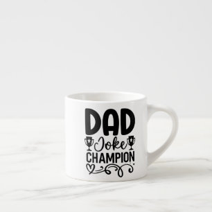 Pappa Joke Champion Funny Far's Day Gift Espressomugg