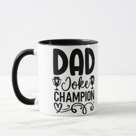 Pappa Joke Champion | Funny Far's Day Gift Mugg