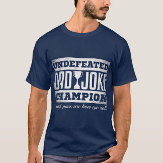Pappa Joke Champion till en lustig fars dag-gåva. T Shirt