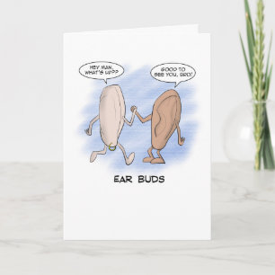 Pappa Joke Fars dag Card - Öronstötar Kort