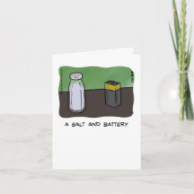 Pappa Joke Fars dag-kort - Salt & Battery