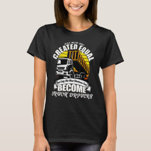 Pappa Joke Handsome Dump Trucker Tractor Lastbil D T Shirt