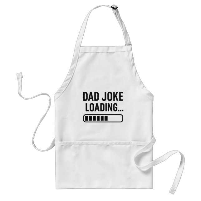 Pappa Joke Loading... Lönsam design för Pappor Förkläde (Framsidan)