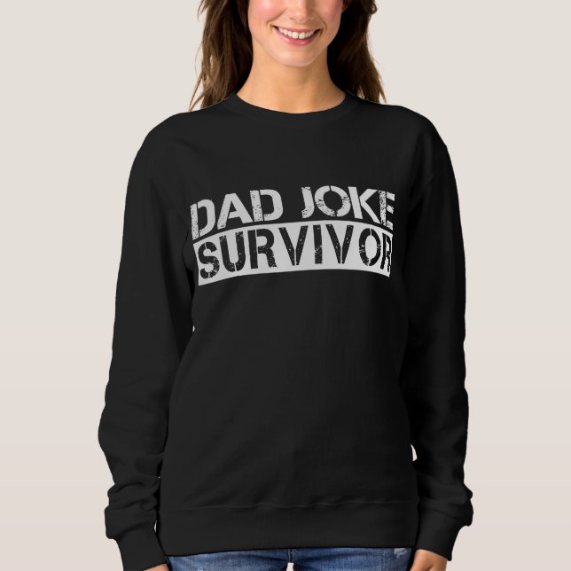 Pappa Joke Survivor Funny Far's Day T Shirt (Framsida)