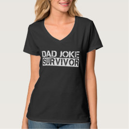 Pappa Joke Survivor Funny Far's Day T Shirt