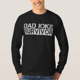 Pappa Joke Survivor Funny Far's Day T Shirt