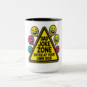 Pappa Joke Zon - ange din egen risk Mugg