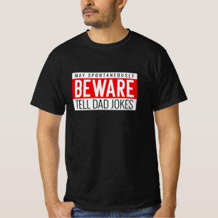 PAPPA JOKES BEWARE HUMOR T SHIRT