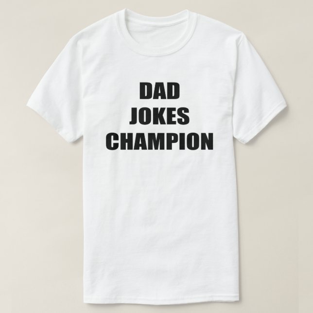 Pappa Jokes Champion Fars dag Manar, Sverige-Shirt T Shirt (Design framsida)