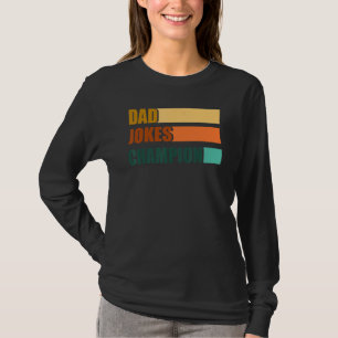 Pappa Jokes Champion Fars dag T Shirt