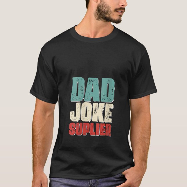 Pappa Jokes Far Humor D T Shirt (Framsida)