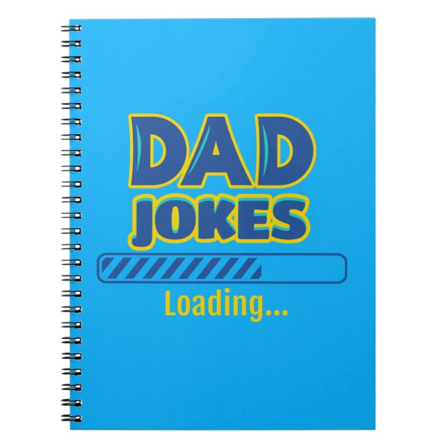 Pappa Jokes Loading Anteckningsbok (Framsidan)