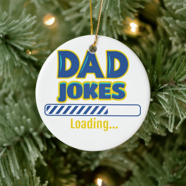 Pappa Jokes Loading Julgransprydnad Keramik (Träd)