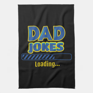 Pappa Jokes Loading Kökshandduk