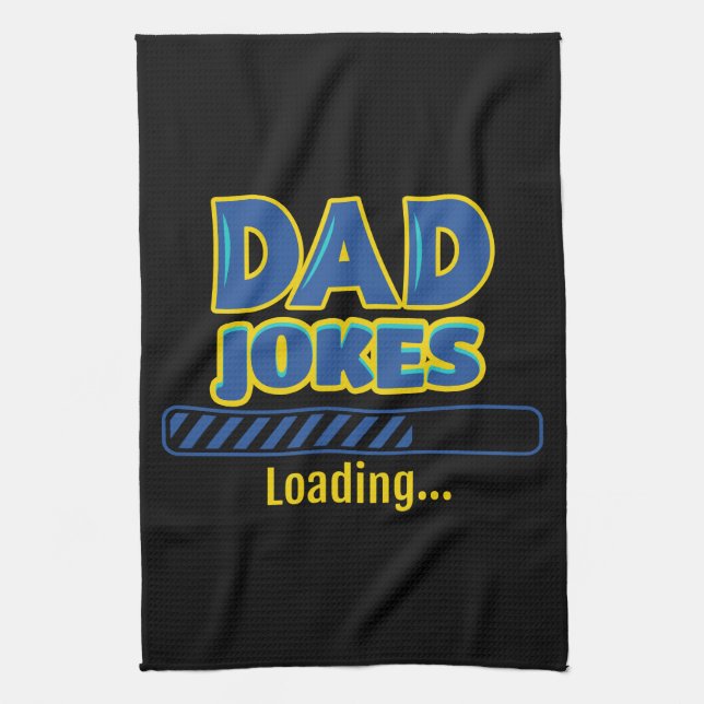 Pappa Jokes Loading Kökshandduk (Vertikal)