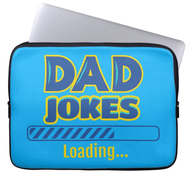Pappa Jokes Loading Laptop Fodral (Framsidan)
