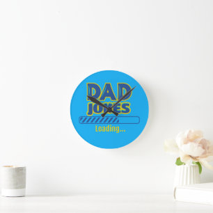 Pappa Jokes Loading Rund Klocka