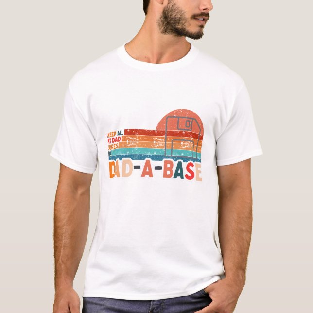 Pappa Jokes Shirt - Funny Fars dag Gift med Pun T Shirt (Framsida)