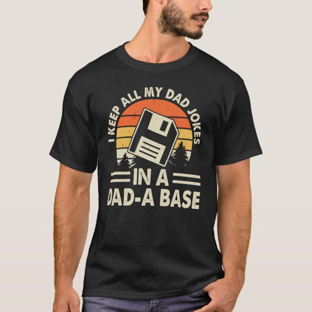 Pappa Jokes T-Shirt (Framsida)