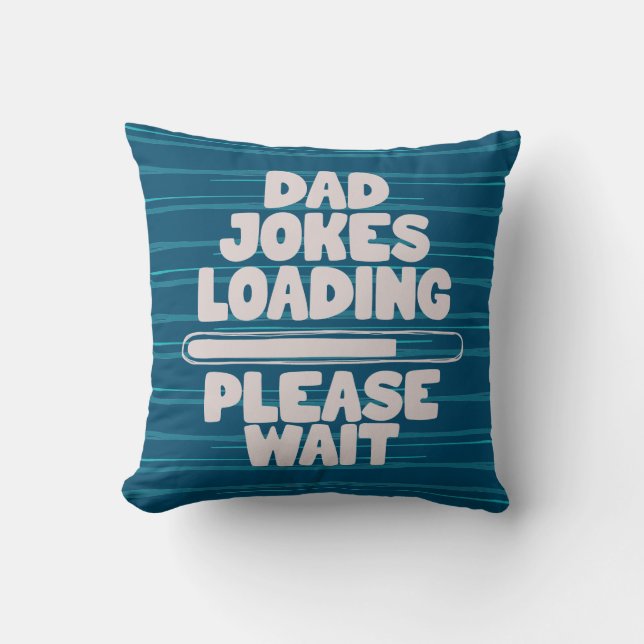 Pappa-Joketinläsning av ruttextredigeringsutkast V Kudde (Framsida)