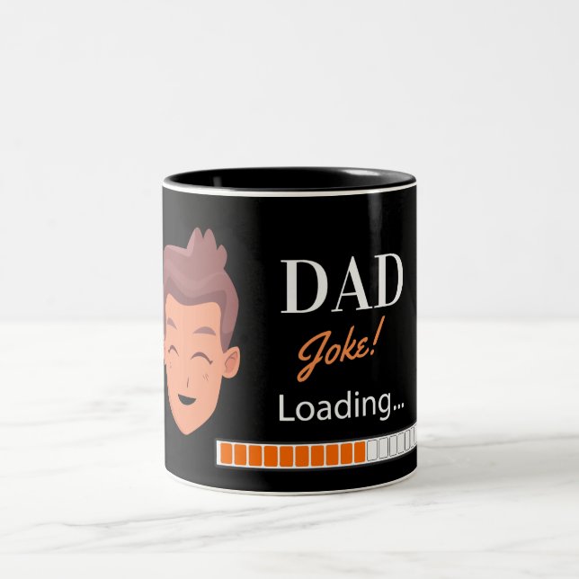 Pappa Joks Laddar Tvåtons Kaffe Mugg (Center)