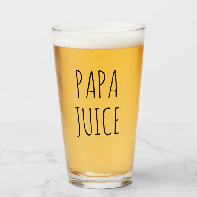 Pappa Juice | Glas (Framsida fylld)