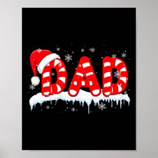 Pappa jul-familjen Candy cane Santa Costume Group Poster