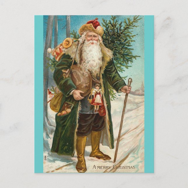 Pappa jul helg vykort (Framsida)