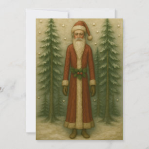 Pappa jul i Gräs-jullkortet Julkort