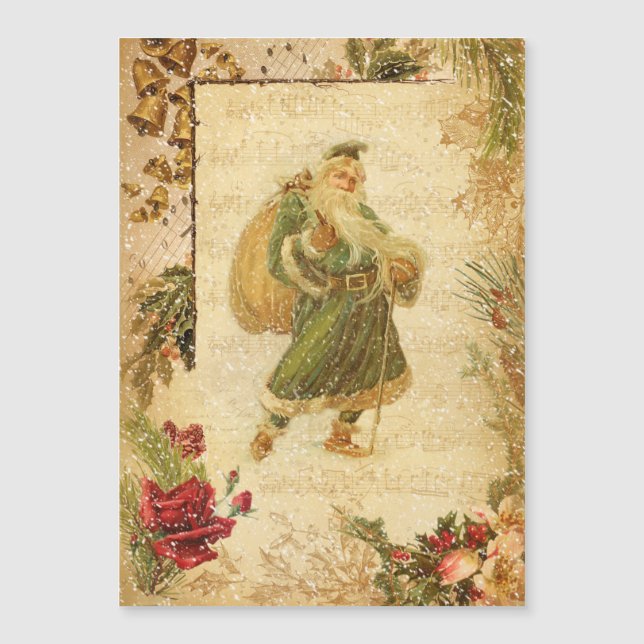 Pappa jul i Snö med Ro och musik (Framsida)