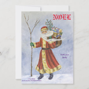 Pappa jul, NOEL Birth of Jesus Inbjudningar