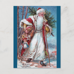 Pappa jul på hans väg helg vykort