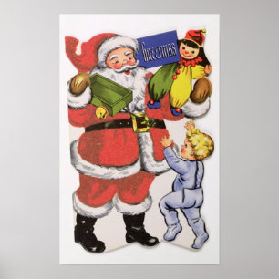 Pappa jul, Viktoriskt julkort Poster