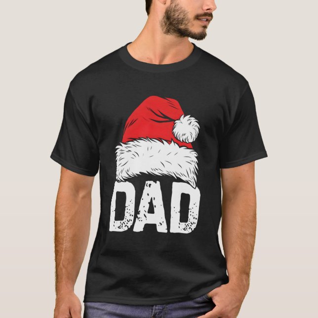 Pappa julfamiljen Matching Pajamas Pappa X T Shirt (Framsida)