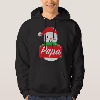 Pappa-julfamiljen Pajamas Matching Sets Snowma Hoodie