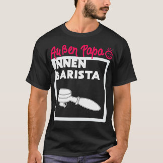 Pappa kaffe fläkt barista t shirt