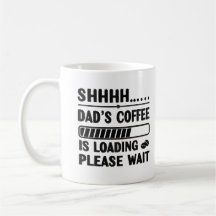 Pappa kaffe laddar – Rolig Tech-mugg/tea