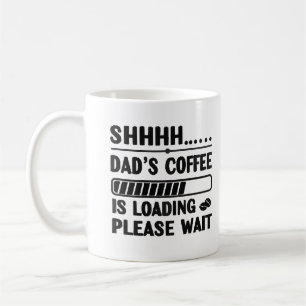 Pappa kaffe laddar – Rolig Tech-mugg/tea Kaffemugg